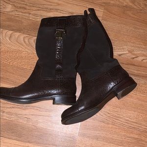 Tory Burch Brown riding boots.